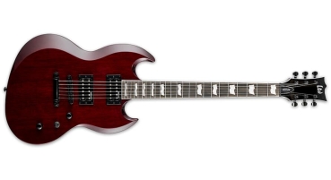 LTD VIPER-256 STBC SEE THRU BLACK CHERRY